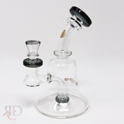 WATER PIPE SMOKING BOUGIE GLASS SINGLE SHOWER HEAD BEAKER BASE CLEAR WITH 14MM MALE BOWL WP2554 1CT
